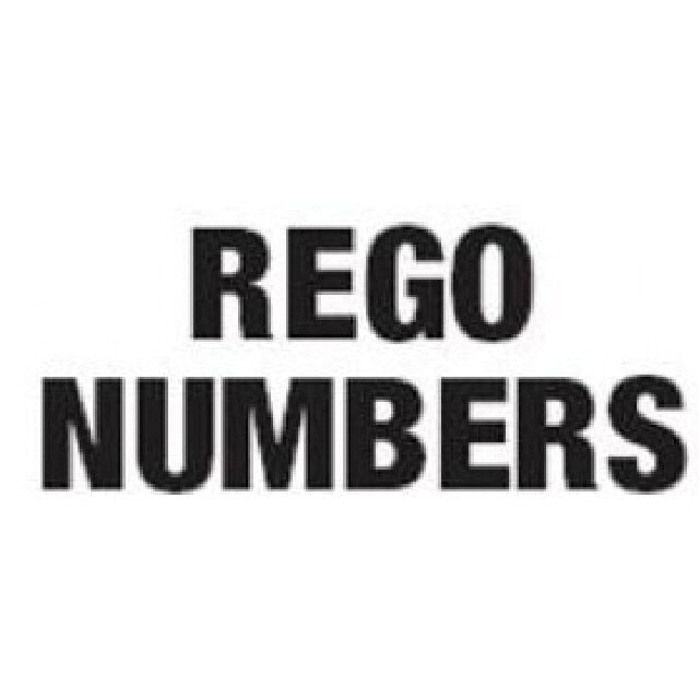 Rego Letter (H) 100mm Black Pack Of 5 Pairs (196040H)
