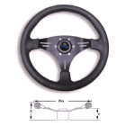 Wheel Manta Black Alloy 357mm Inc Med (271090)