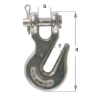 Hook Clevis Grab G316 Stainless Steel 1/4 (164302)