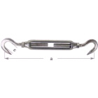 Turnbuckle G316 Stainless Steel Open Hook/Hook M8 (163126)