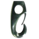 Hook Snap Black Nylon Shock Cord 4-5mm (164452)