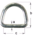 Ring Dee G304 Stainless Steel 5mm X 50mm (165226)