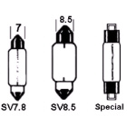 Bulb Festoon 12v 5w Sv8.5 X 36mm (124034)