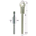 Anchor Bolt G316 Stainless Steel M6 X 27mm (165056)