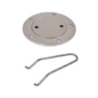 Deck Plate C/W Key Cast 316 Stainless Steel 105mm Id (174310)