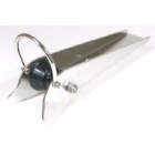 Bow Roller Stainless Steel With Strap 458mmx77mm (192102)