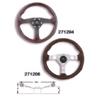 Wheel Portocino Mahogany/Chrome Incl Med (271206)