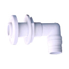 Connector Thru Hull Elbow Poly 19mm Tail (138804)