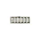 Vent 6 Louvre Stainless Steel 325x112mm (175026)