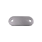 Base Weld On Oval Stainless Steel 2 Screws 76x31mm (196114)