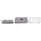 Anode Block With Holes 200x100x20mm (190998)