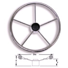 Wheel Stainless Steel Five Spoke Dished 387mm (271280)