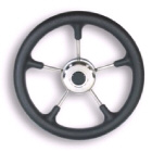 Wheel Bosun Five Spoke Black 320mm Inc Med (271210)