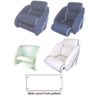 Seat Pilot Navy Canvas With White Trim (181220)