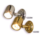 Light Bulkhead Brass Hal Rot Sw 12v 10w - Domed (122292)