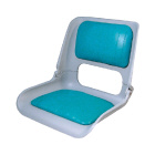Seat Skipper Shell With Teal Vinyl Pads (181114)