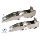 Bow Roller Stainless Steel Hinged With Pin 327x48mm (192094)