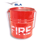 Fire Bucket Galv Red 9ltr (227040)